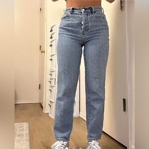 Pacsun High Rise Straight Leg Jeans
